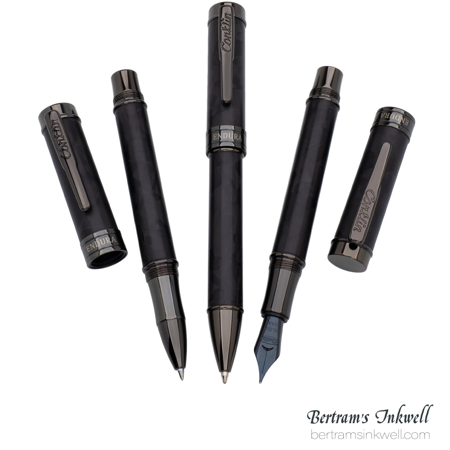 Conklin Endura Forged Carbon Fiber Limited Edition Fountain Pen