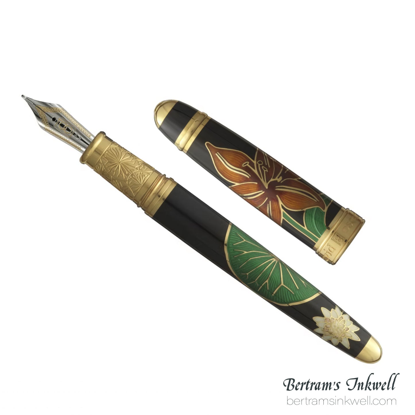 David Oscarson Consider the Lilies Opaque Black Fountain Pen