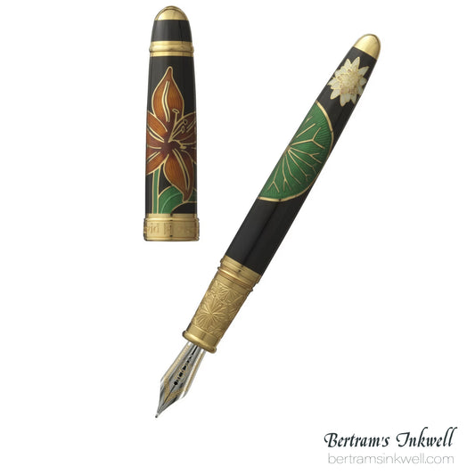 David Oscarson Consider the Lilies Opaque Black Fountain Pen