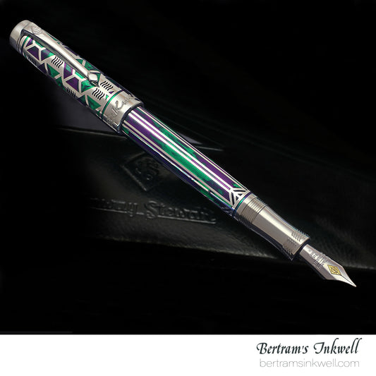 Conway Stewart Kaleidoscope Aubergine Limited Edition Fountain Pen, 2013