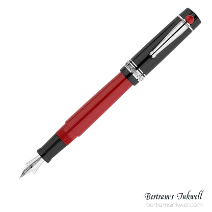 Delta WE Smorfia Red/Black Fountain Pen Steel Nib