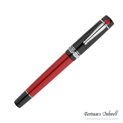 Delta WE Smorfia Red/Black Fountain Pen Steel Nib