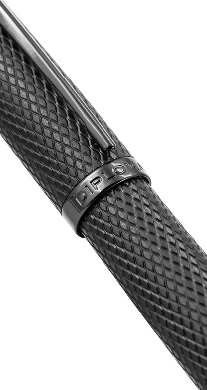 Diplomat Viper Noir Guilloche Fountain Pen