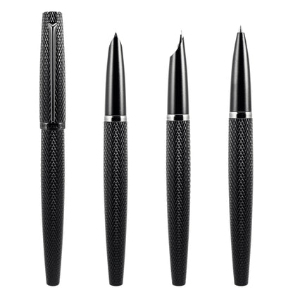 Diplomat Viper Noir Guilloche Fountain Pen