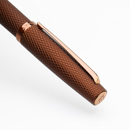 Diplomat Viper Brown Guilloche Rollerball