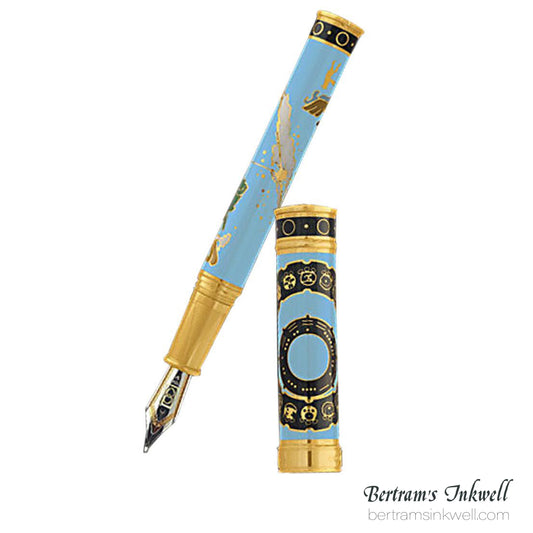 David Oscarson 2012 End of Days Azure Blue Fountain Pen