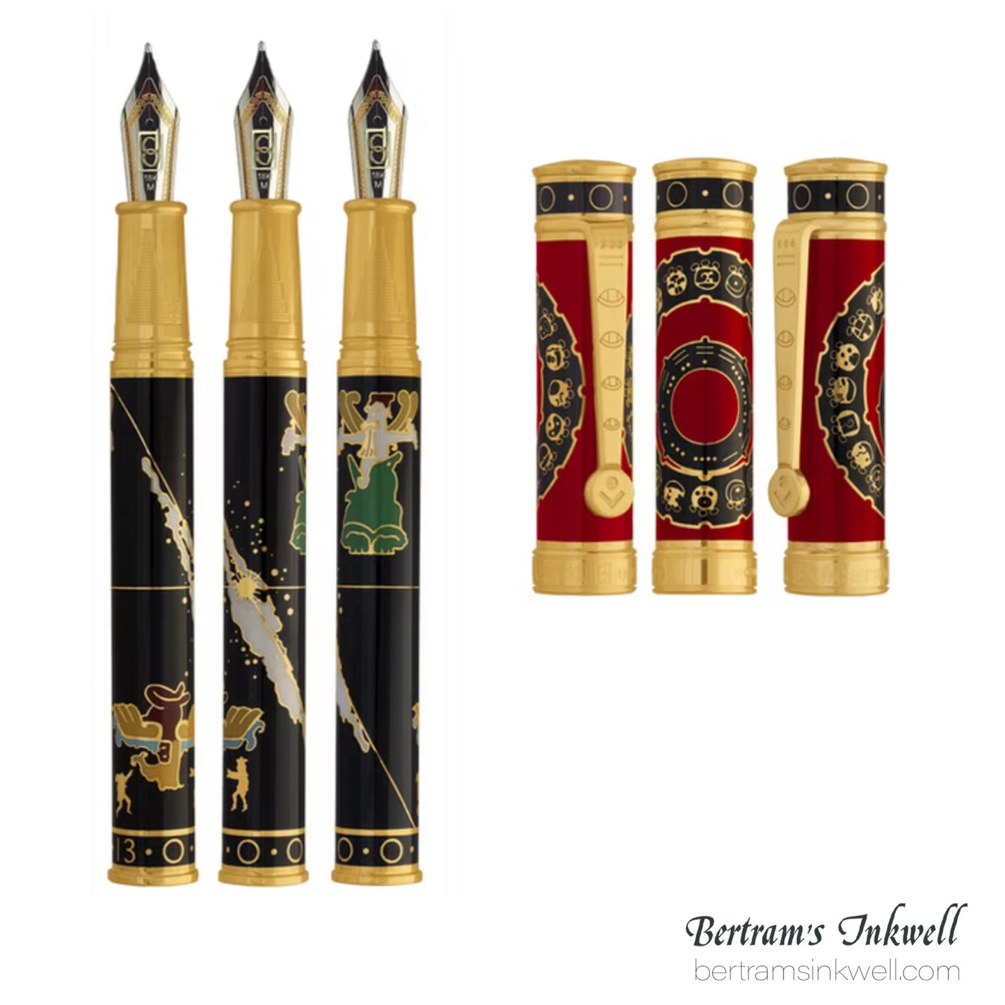 David Oscarson 2012 End of Days Opaque Red Fountain Pen
