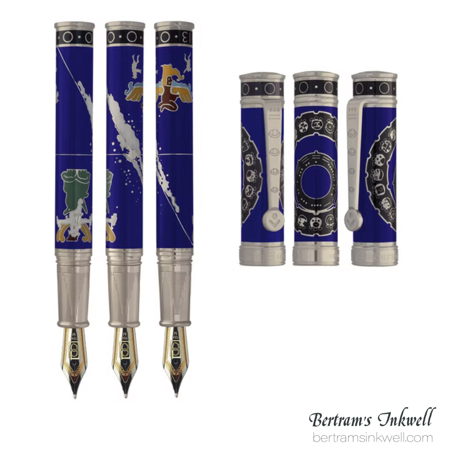 David Oscarson 2012 End of Days Sapphire Blue Fountain Pen
