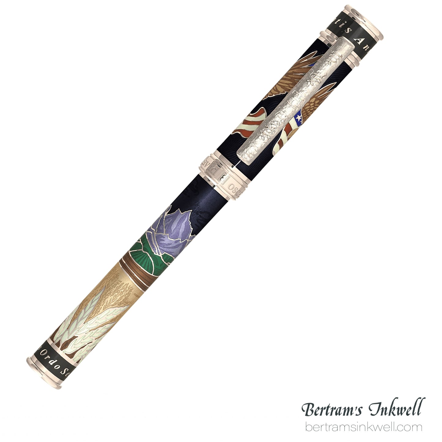 David Oscarson America The Beautiful Onyx Fountain Pen
