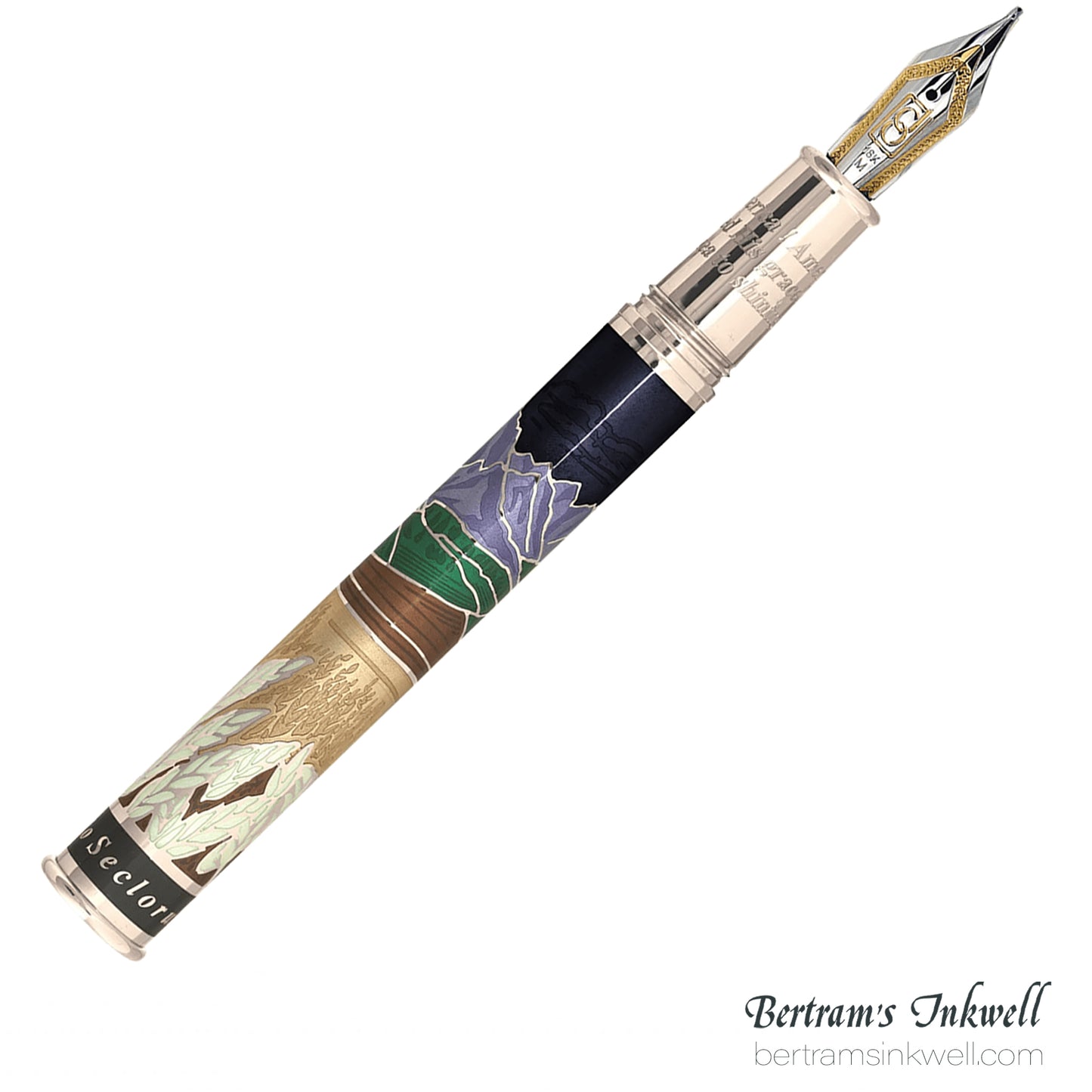 David Oscarson America The Beautiful Onyx Fountain Pen