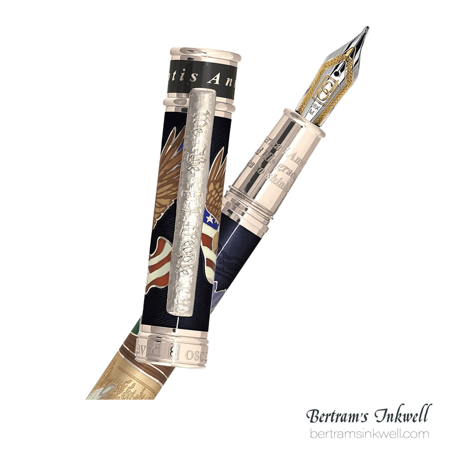 David Oscarson America The Beautiful Onyx Fountain Pen