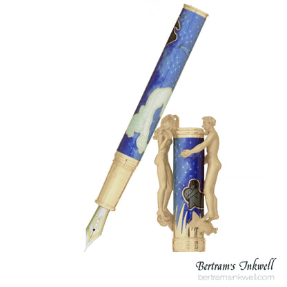 David Oscarson Carl Milles Marriage of the Waters Azure Blue Fountain Pen