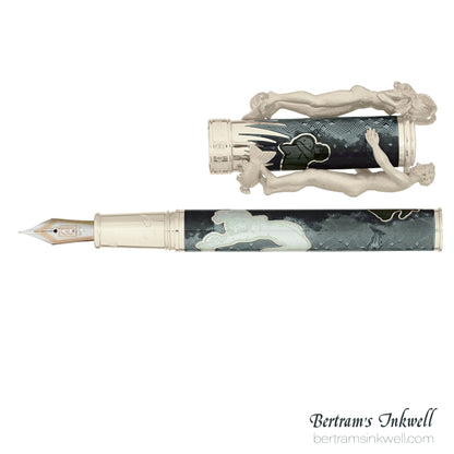 David Oscarson Carl Milles Marriage of the Waters Grey White Fountain Pen