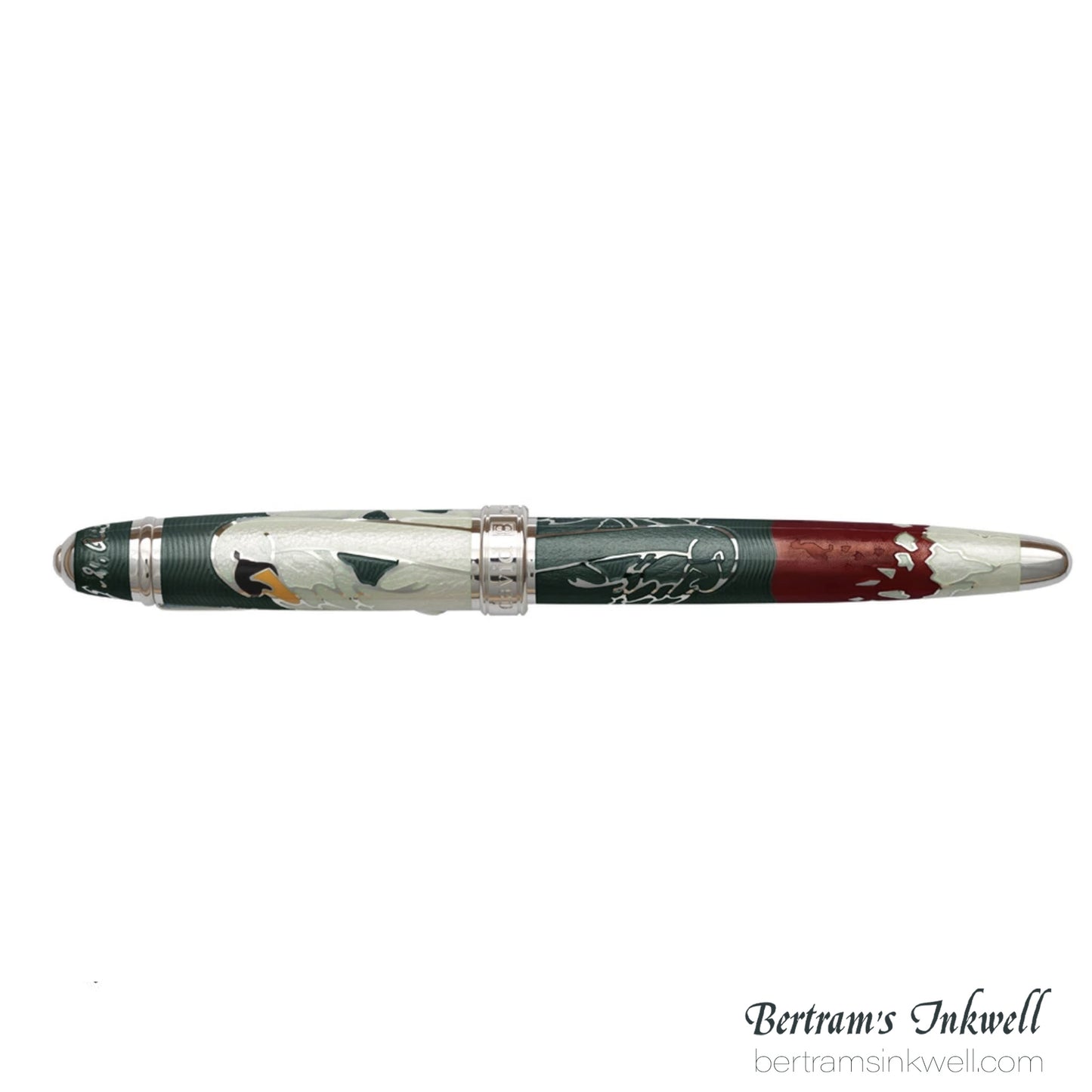 David Oscarson Hans Christian Andersen Black Red White Fountain Pen