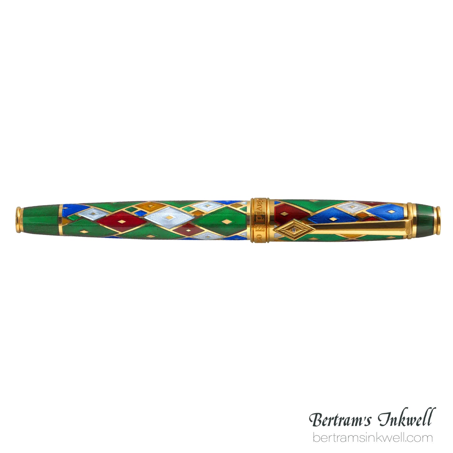 David Oscarson Harlequin Emerald Green Fountain Pen