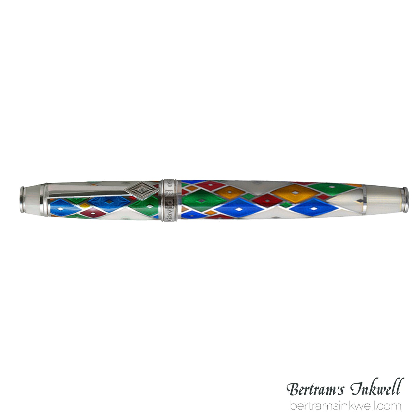 David Oscarson Harlequin Opalescent White/Pearl Fountain Pen
