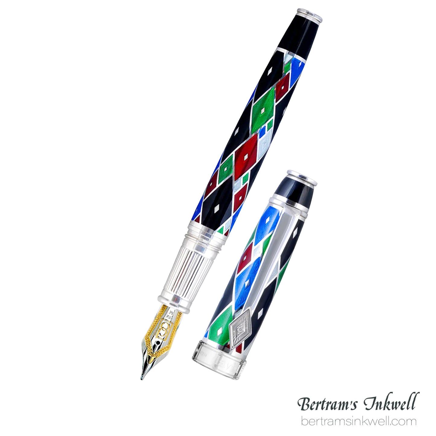 David Oscarson Harlequin Black/Onyx Fountain Pen