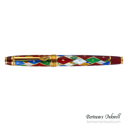 David Oscarson Harlequin Ruby Red Fountain Pen