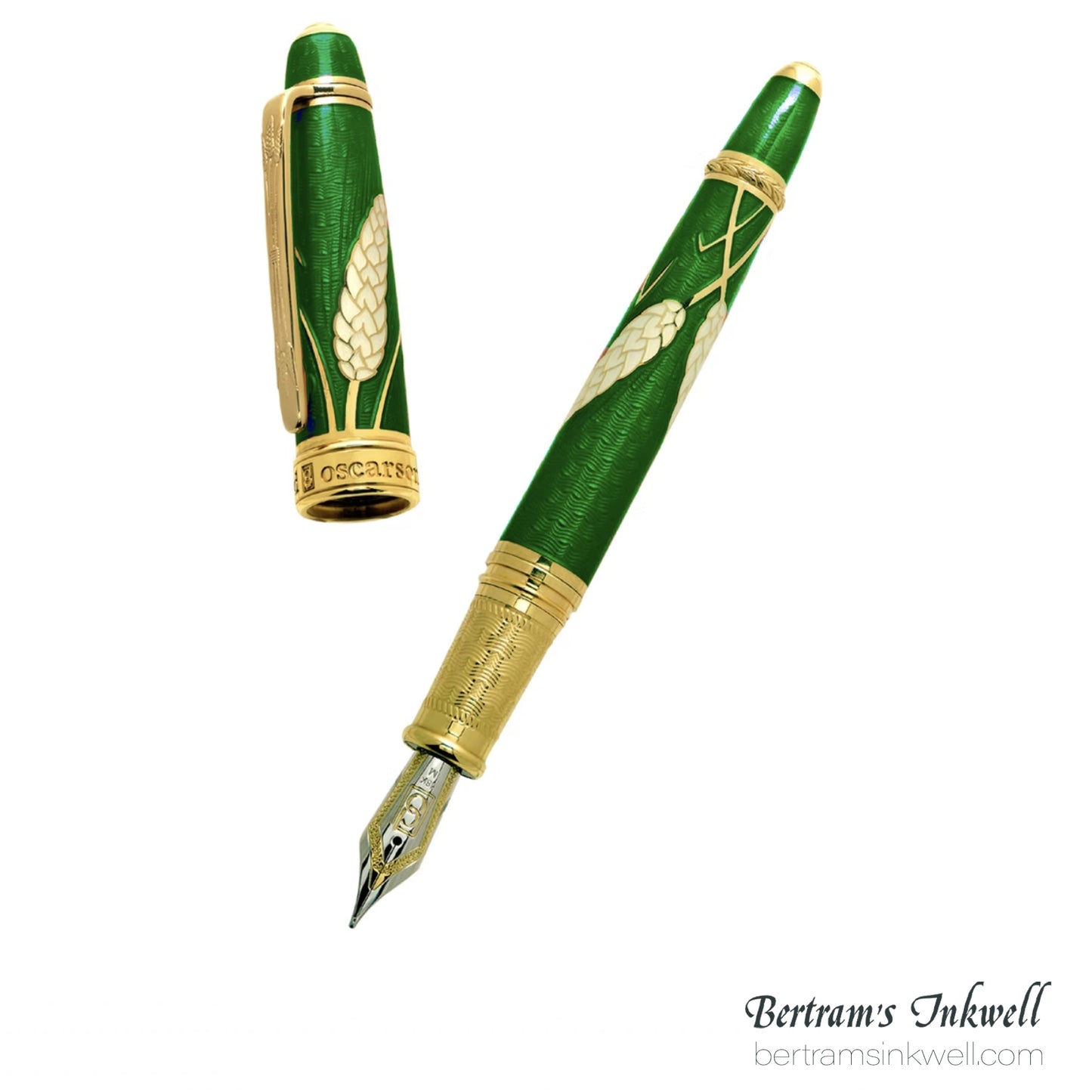 David Oscarson Harvest Emerald Green Fountain Pen