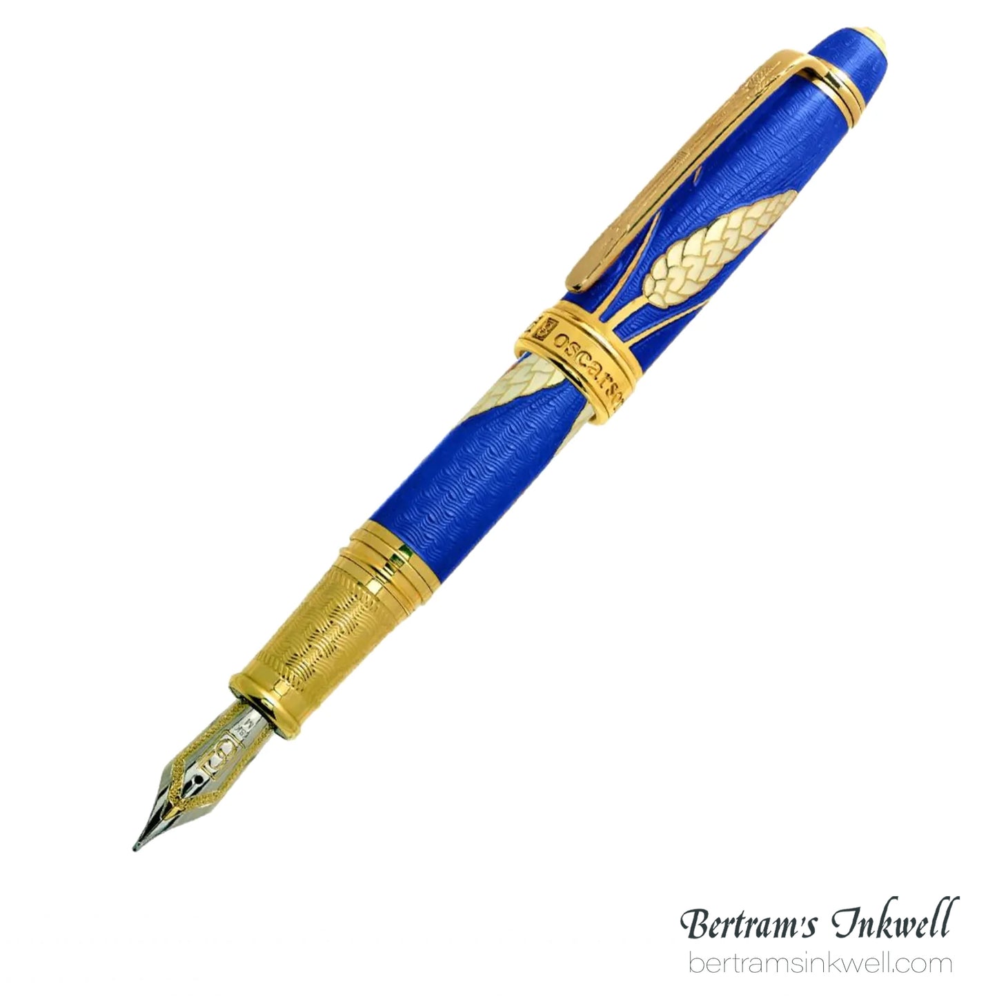 David Oscarson Harvest Sapphire Blue Fountain Pen