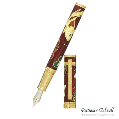 David Oscarson Koi Ruby Red Fountain Pen