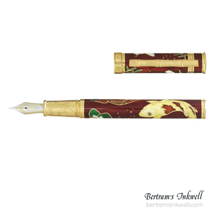 David Oscarson Koi Ruby Red Fountain Pen