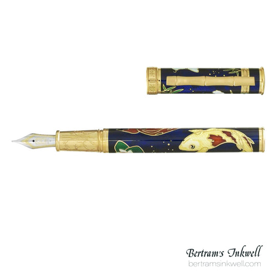 David Oscarson Koi Sapphire Blue Fountain Pen