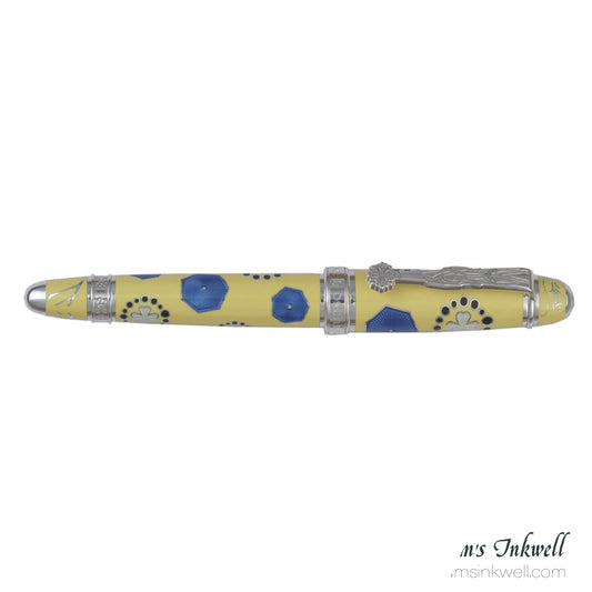 David Oscarson La Sagrada Familia Yellow Fountain Pen