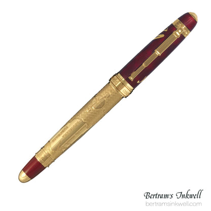 David Oscarson Lewis and Clark Ruby Red Fountain Pen