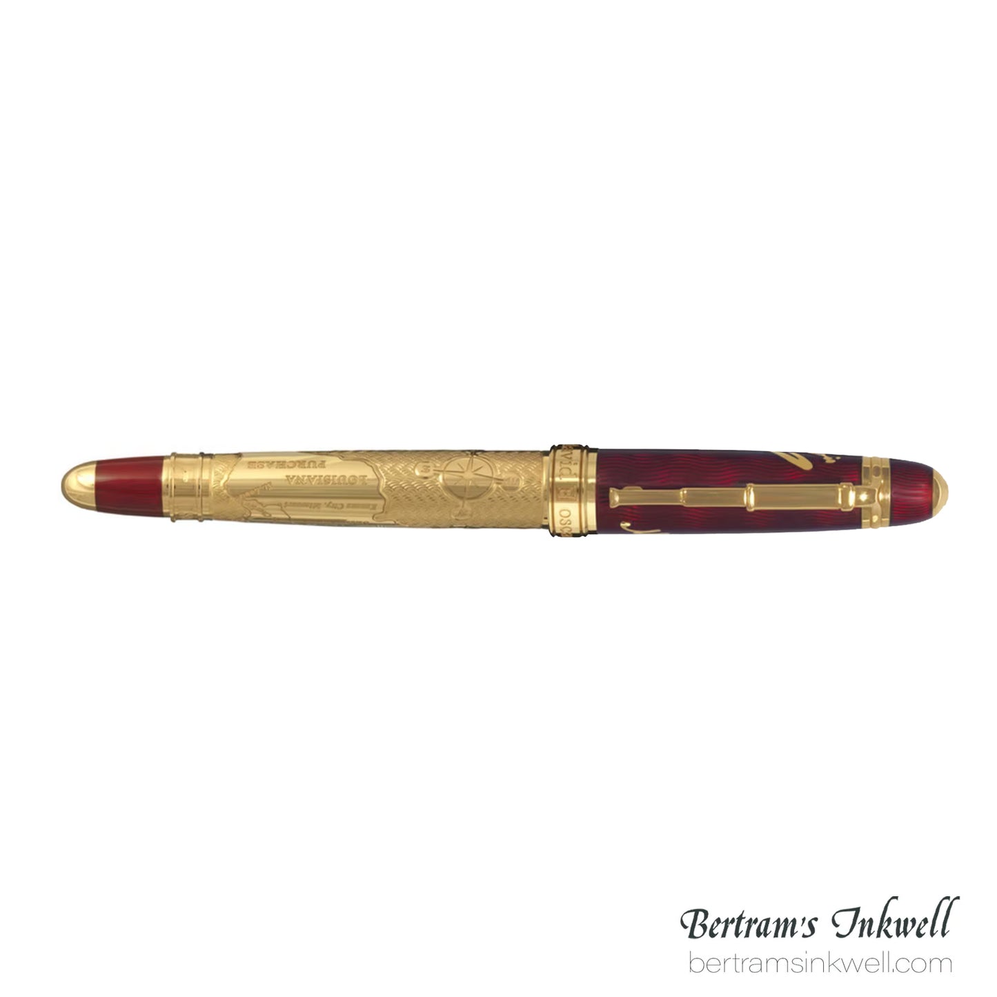 David Oscarson Lewis and Clark Ruby Red Fountain Pen
