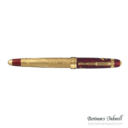 David Oscarson Lewis and Clark Ruby Red Fountain Pen