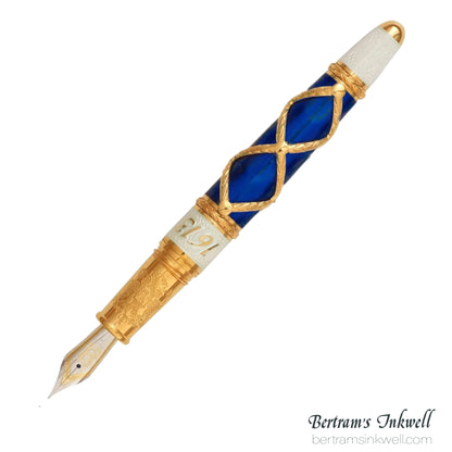 David Oscarson Russian Imperial Blue Fountain Pen