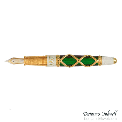 David Oscarson Russian Imperial Green Fountain Pen