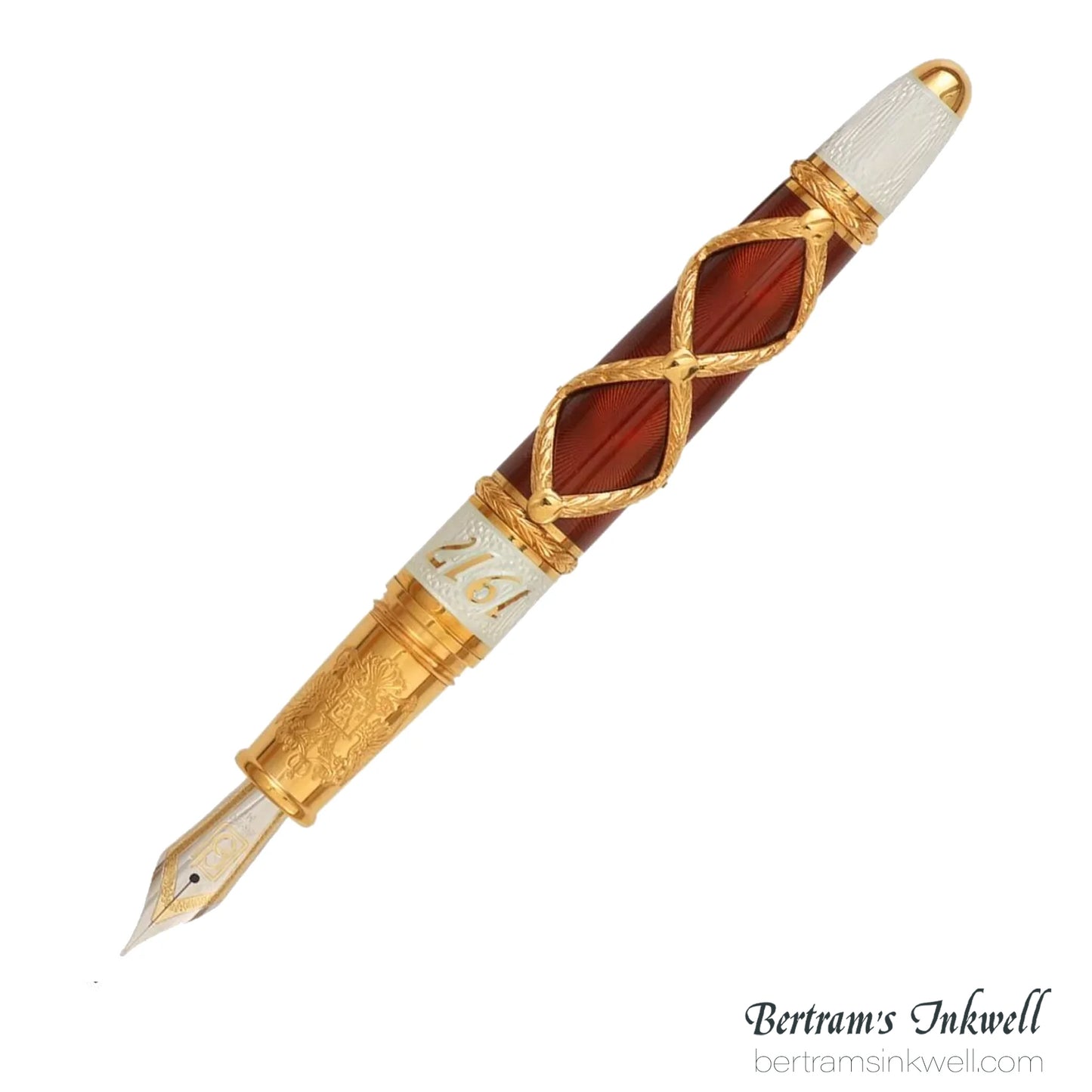 David Oscarson Russian Imperial Red Fountain Pen