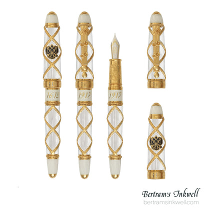 David Oscarson Russian Imperial White Fountain Pen