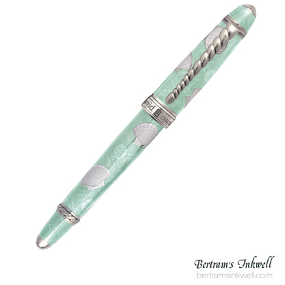 David Oscarson Seaside Ocean Seafoam Green/White Fountain Pen