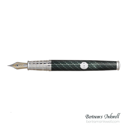 David Oscarson Take It To The Limit Black British Racing Green Carbon Black Fountain Pen