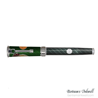 David Oscarson Take It To The Limit Black British Racing Green Carbon Black Fountain Pen