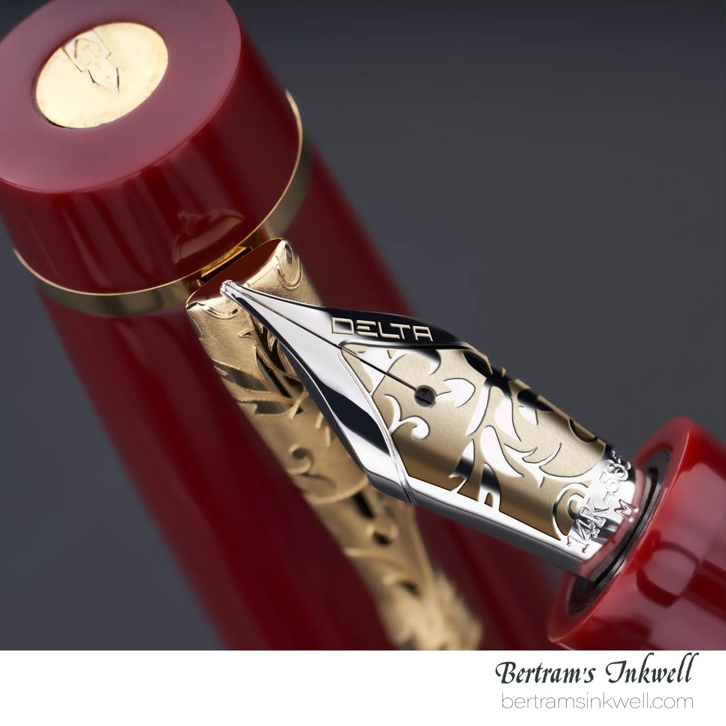 Delta Bio+16 Fountain Pen Corallo "P" Steel Nib