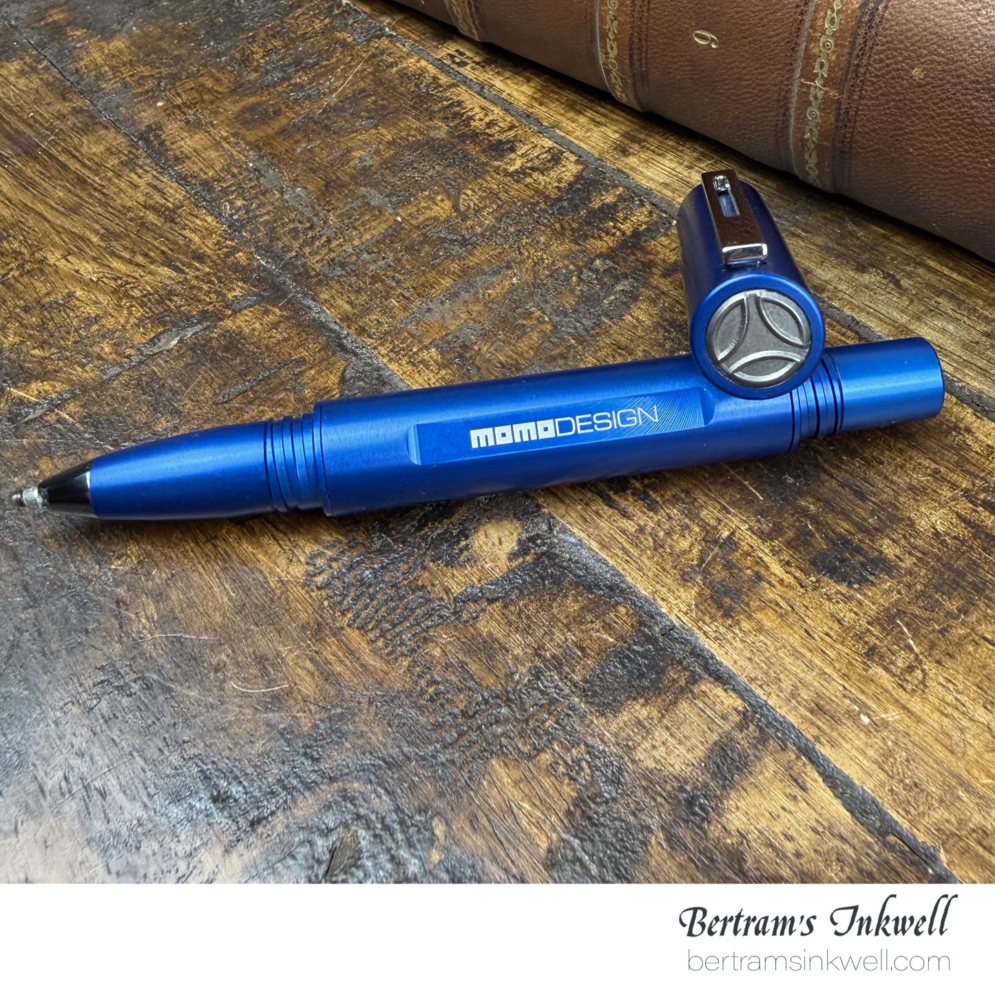 Delta Momo Design Blue Alumina Rollerball With Leather Pen Case 2014, DA68201