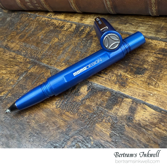 Delta Momo Design Blue Alumina Rollerball With Leather Pen Case 2014, DA68201