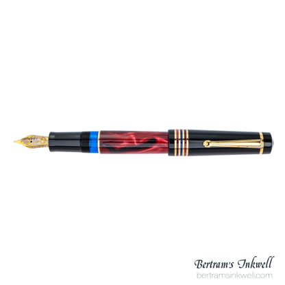 Delta Four Rings Collection - Crimson Night Fountain Pen Limited Edition
