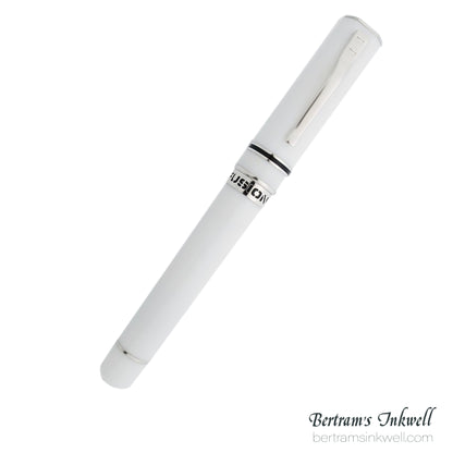 Delta Fusion One White Rollerball With Leather Pen Case