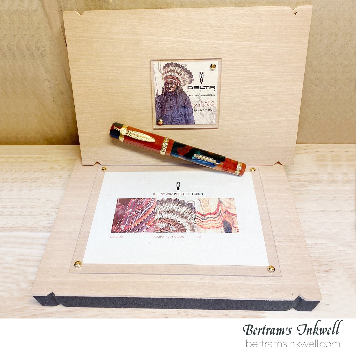 Delta Native Indigienous People Celebration Gold & Diamonds Limited Edition Fountain Pen DN83078, 2003