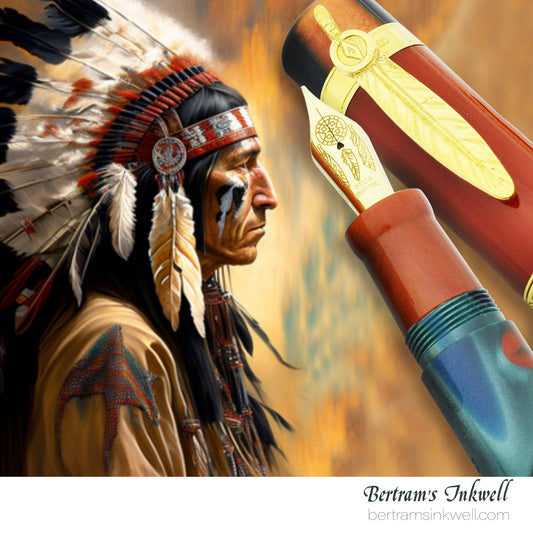 Delta Native Indigienous People Celebration Gold & Diamonds Limited Edition Fountain Pen DN83078, 2003
