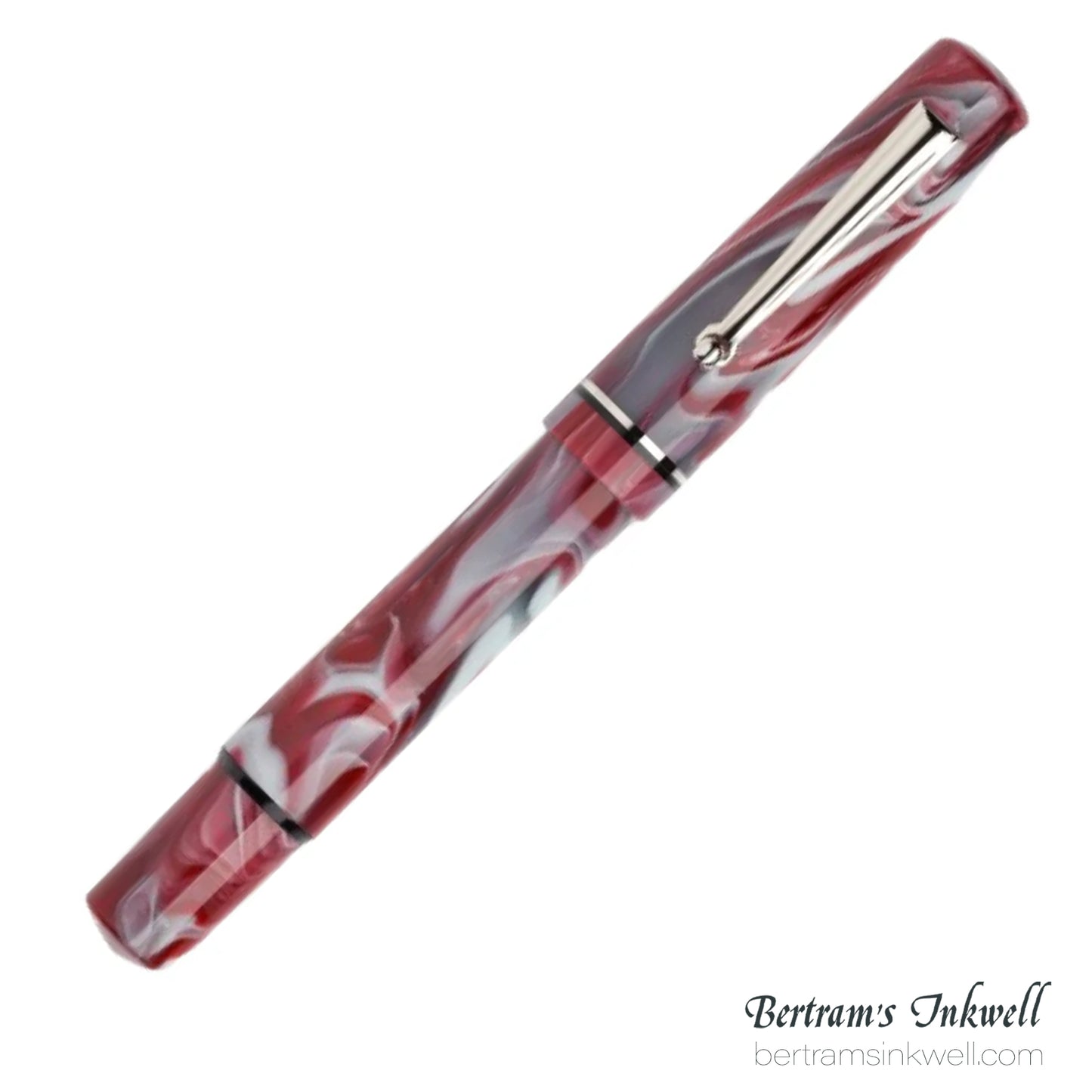 Delta Spaccanapoli Ruffo Pink Swirl Fountain Pen