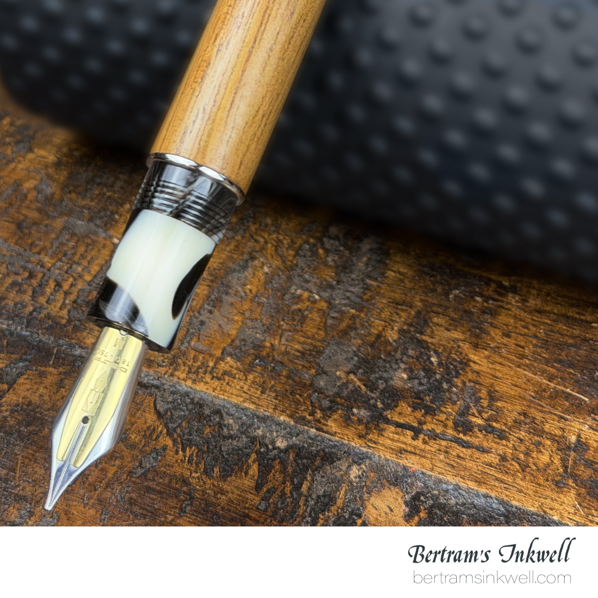 DELTA SeaWood, Light Iroko Wood Fountain Pen, 2013, DS94028 With