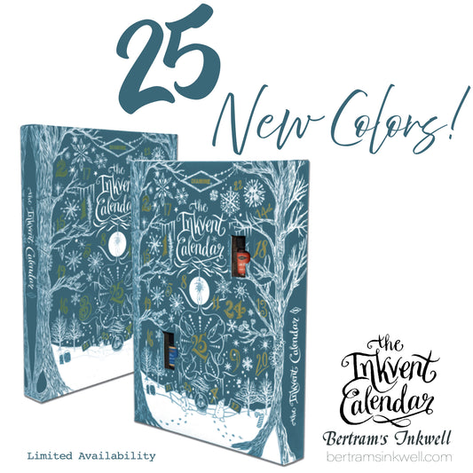 Diamine Inkvent Inks - 2025 Calendar (Teal Edition)