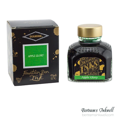 Diamine Apple Glory Fountain Pen Ink Bottle 80ml