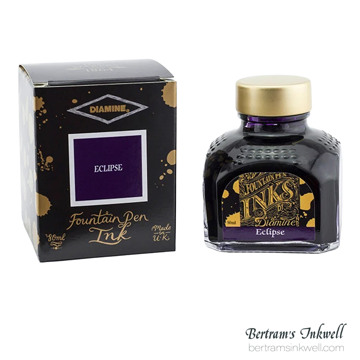 Diamine Eclipse Fountain Pen Ink Bottle 80ml